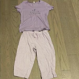 La vie en rose lilac purple summer Pajama Set